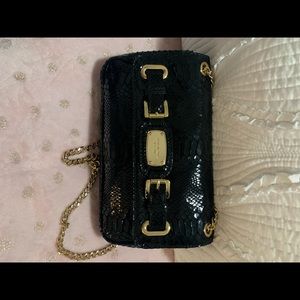 MK shine leather purse